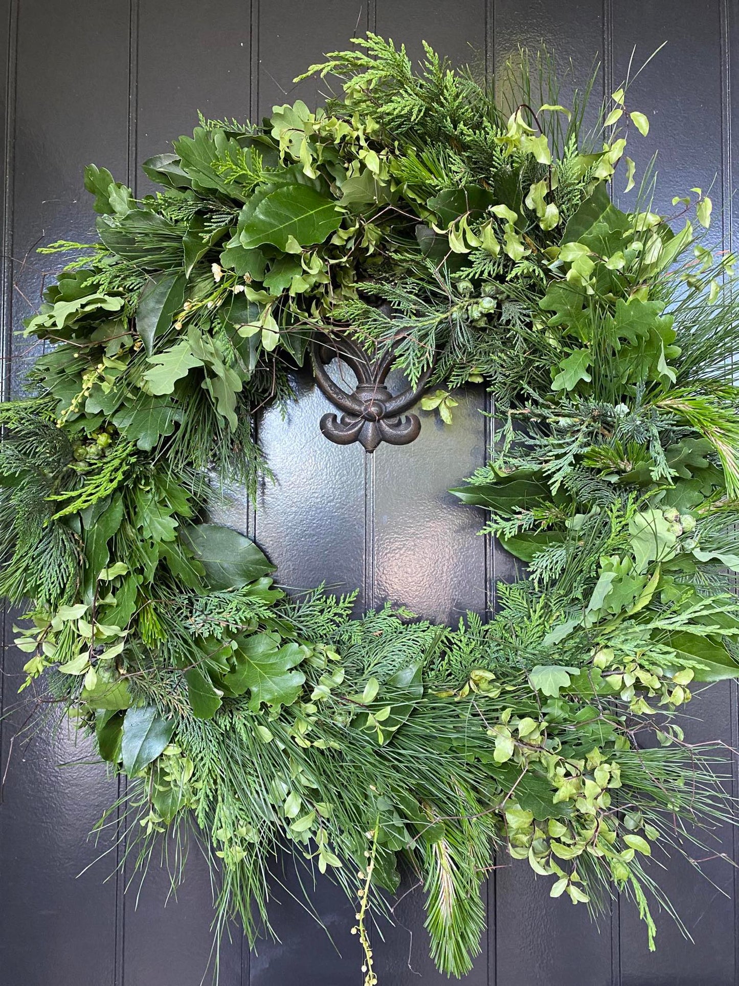 Christmas Wreath Traditional Fresh Foliage Workshop (group of 4 booking)