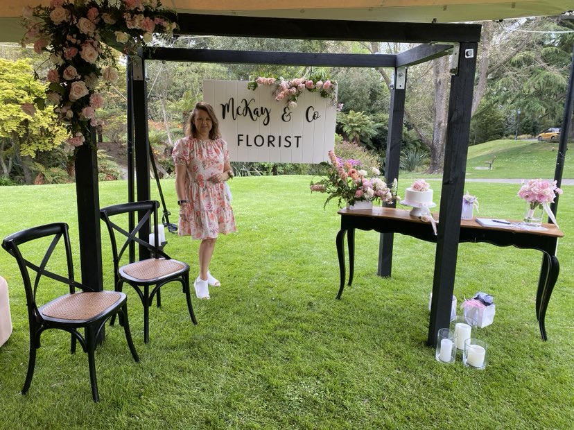 Wedding Hire - Ceremony Signing Table & Chairs